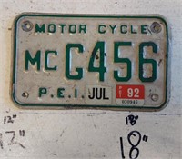 P.E.I. License Plate