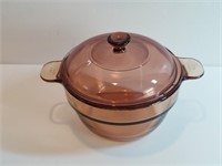 2pc Pot & Lid Vision Corning Stovetop Pot Double