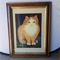 Signed cat picture