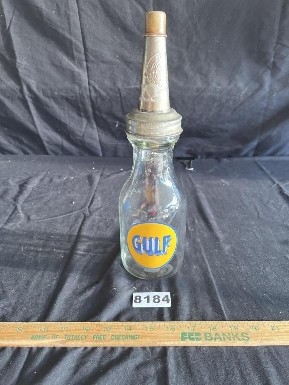 Gulf Oil Jar & Spout
