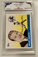 2007 Topps Mickey Mantle Card