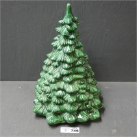 17" Ceramic Christmas Tree - No Base or Light