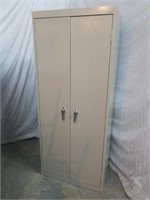 Tan Sandusky Vertical Storage Locker Cabinet W