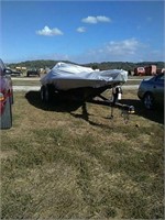 1989 Skeeter Bass boat with trailer