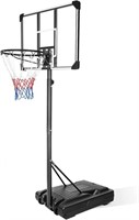 Portable Height-Adjustable Basketball Hoop