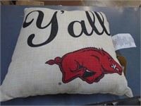 Arkansas Razorbacks Decorative Throw Pillow