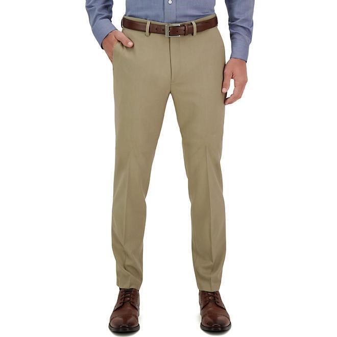 Haggar Men's Performance Stretch Pants 38x29 KHAKI