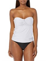 Catalina womens Twist Front Bandeau Swimsuit Tanki