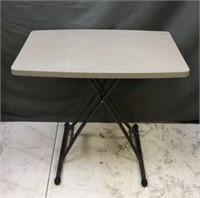 Grey Personal Folding Table - 3 Heights Adjustable