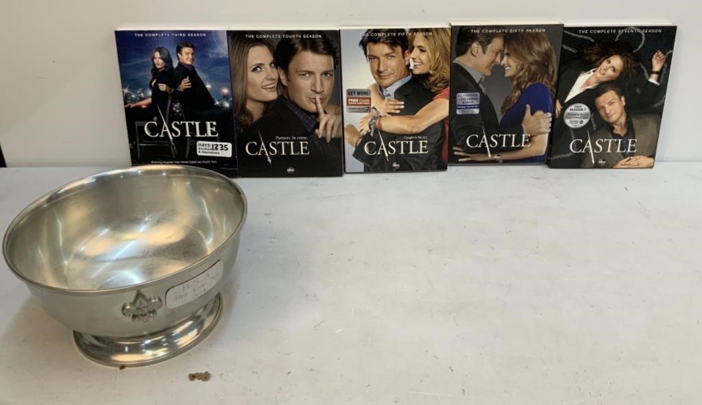 Sealed Castle Series DVD Set Season 3-7 & PS Bowl