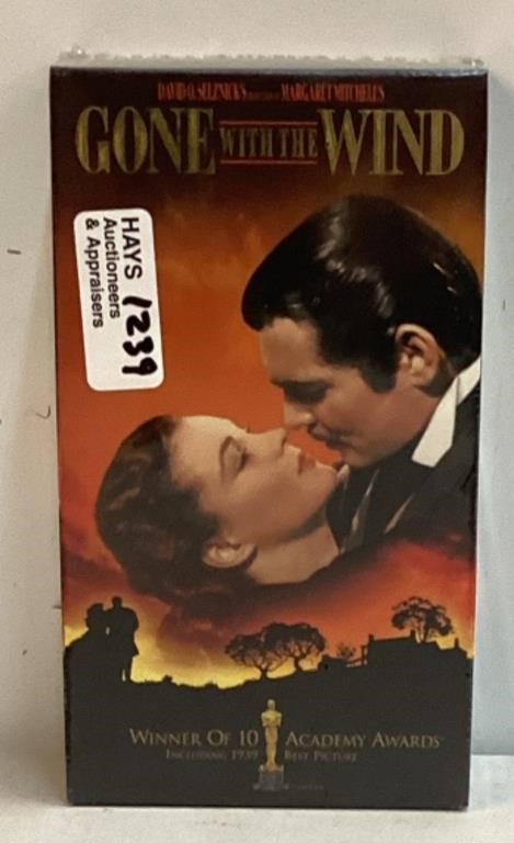 Sealed Gone-With-The-Wind VHS Set