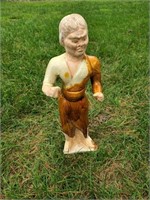 Tang Dynasty Groom Figure Partially Glazed