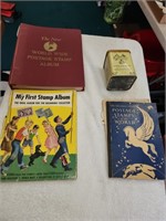 Vintage Postage Stamp Album , Books & more