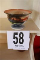 Hand Painted Noritake Pedestal Bowl(R1)