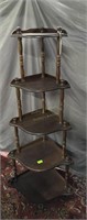Corner 5-Tier Stand approx. 17” x 17” x 52” from