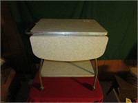 Vintage Rolling Cart Table