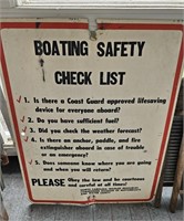 Boat Safety Sign 24" x 30"
