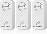 NEW $36 3PK Water Leak Detector Alarms