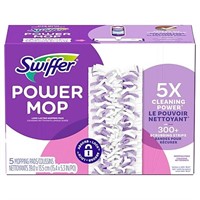 Swiffer Power Mop 15.4" Mop Refills 5CT Pack