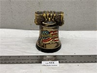 Vintage Liberty Bell Hand Painted Bank