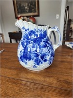 Large flow blue pitcher