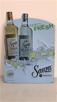 Sauza Tequila -tin advertising display sign-NEW