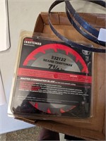 Craftsman 7-1/4 Blade & Band Saw Blade