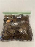 (500) Wheat Cents