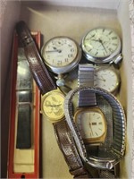 6 Vintage Wrist Watches, Imperial,  Timex & more