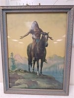 Frame Native American artwork