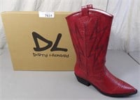 Dirty Laundry Josea Red Snake Size 8