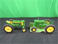 2 JD tractors G & 620