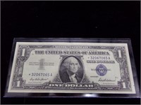 $1-1957 silver certificate star note