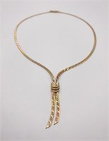 14KT TRICOLOR GOLD NECKLACE