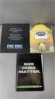 3pc Godzilla / King Kong Movie Press Kits
