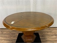 Round Single Pedestal Dining Table No Chairs