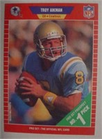 1989 Pro Set Troy Aikman Dallas Cowboys rookie