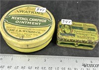 Watkins Ointment Tin & Robert’s Tablets