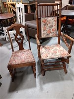 2 Rocking Chairs
1-16x14x31
, 2-18x15x43