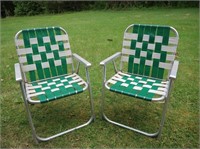2 Aluminum Folding Chairs