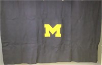 University of Michigan Wool Blend Blanket