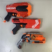 3- Nerf Guns