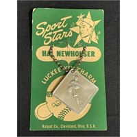 1950's Hal Newhouser Sport Stars Keychain
