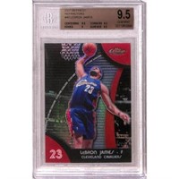 2007-08 Finest Refractor Lebron James Bgs 9.5