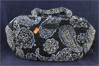 Vera Bradley Navy and Light Blue Lunch Tote