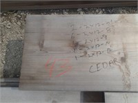 Lumber 16 Misc. Sized Length 2x Cedar