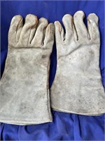 Leather Cowhide Lg Welding Gloves