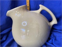 Yellow Crock Pitcher Stoneware with Handle