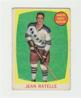 1961 Topps Jean Ratelle Rookie Card