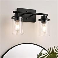 EDISHINE Bathroom Light Fixtures, 2 Light Bathroom